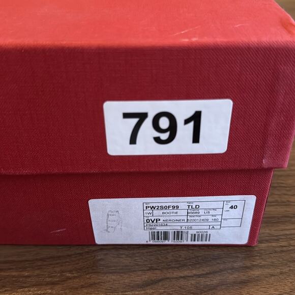 Valentino Garavani Rockstud Bodytech Caged Ankle Booties Black EU 40 US 10 - Picture 11 of 12